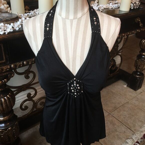 GORGEOUS CACHE Silk Lined Tank! - Picture 1 of 8
